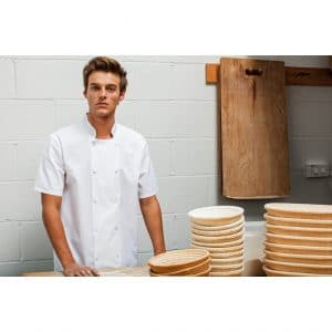 Veste de cuisine manches courtes