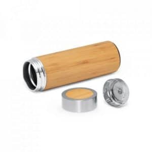 bouteille thermique bambou